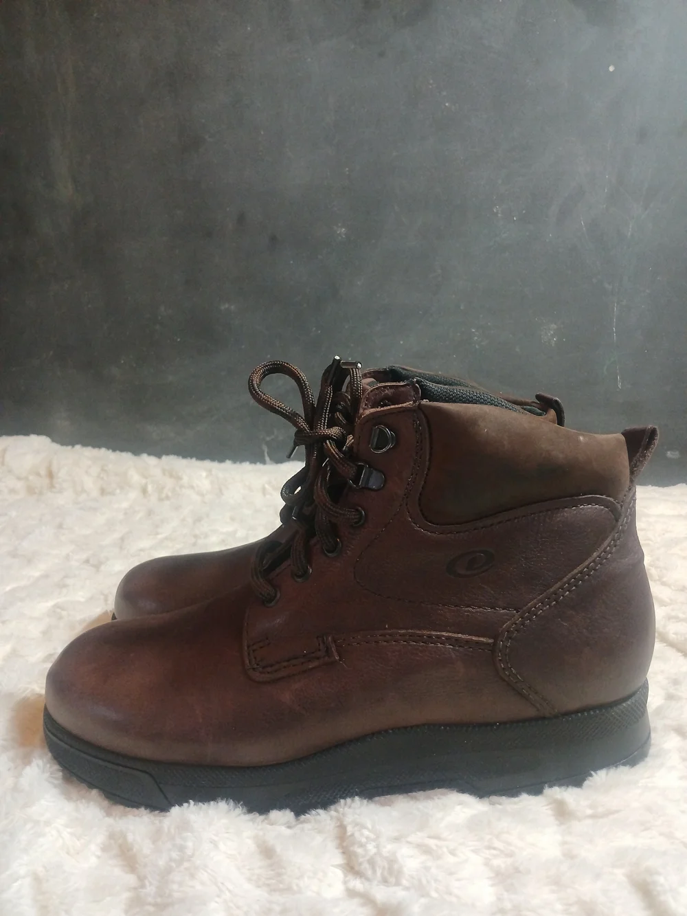 Vtg. DEXTER USA Brown Leather Low Casual Boots Mens Size 10 WW